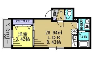 八潮駅 徒歩13分 1階の物件間取画像